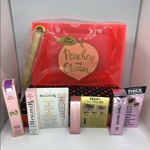 Too Faced Cosmetics lip gloss & mascara bundle NIB